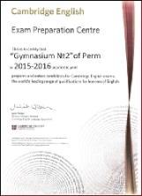   2 -     Cambridge ESOL